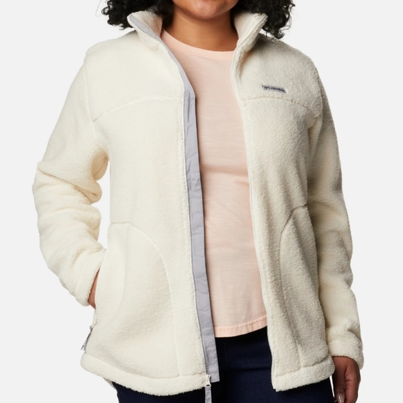 NWT Columbia Women's West Bend Full Zip Fleece Jacket - Plus Size - Picture 6 of 6